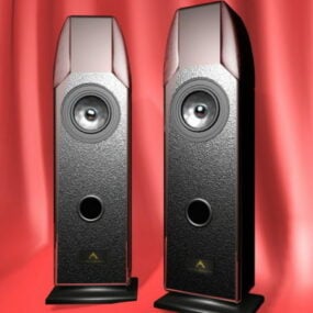 2-way Dj Audio Speakers 3d model