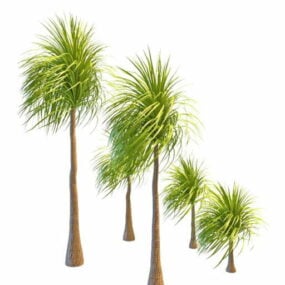 Landscape Palm Trees 3d model