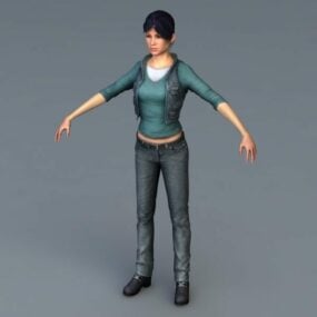 Helena Rosenthal Charakter 3D-Modell