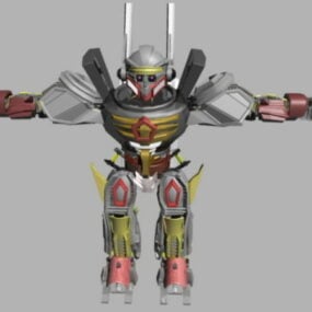Modello 3D del robot Gundam