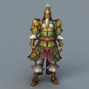고대 중국 군대 3d 모델