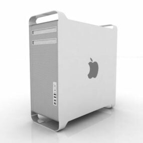 3д модель компьютера Mac Pro