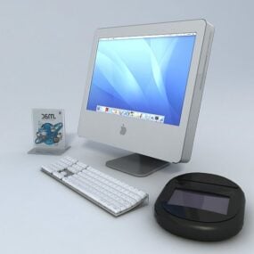 애플 컴퓨터 올인원 3d 모델