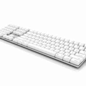 Modelo 3d do teclado clássico da Apple