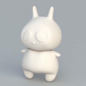 3д модель персонажа кролика Машимаро
