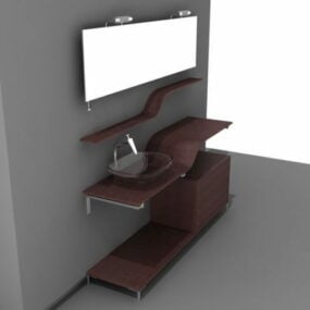 House Bathroom Vanity 3d-modell