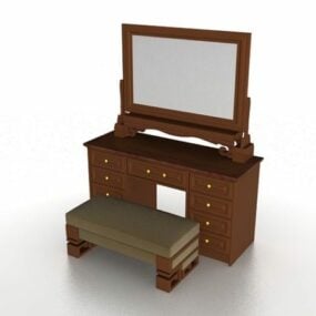 Traditional Dressing Table 3d model
