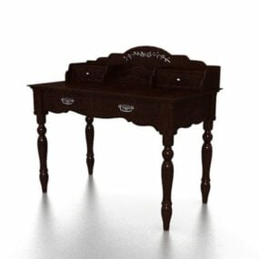 Classic Victorian Vanity Table 3d model
