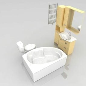 Badezimmerausstattung 3D-Modell