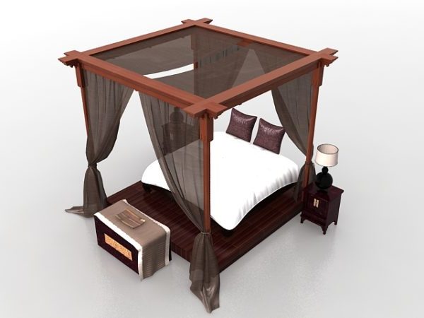 Canopy Bed Furniture Set