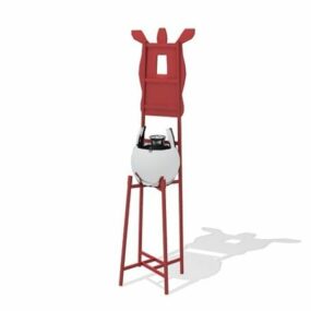 Metal Wash Stand 3d model
