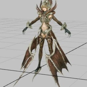 Heavy Demon Monster Character 3d model