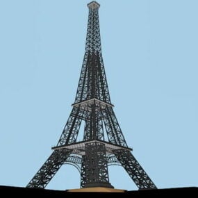 3D-Modell des Pariser Eiffelturms