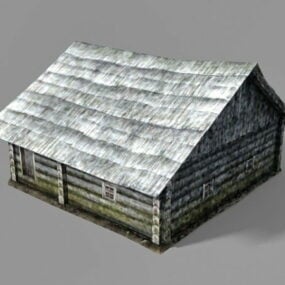 3д модель старого фермерского дома
