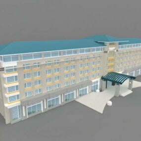 High Rise Residential Apartment Building 3d model
