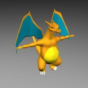 Dragon de dessin animé mignon modèle 3D