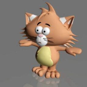 Model 3D Kucing Lucu