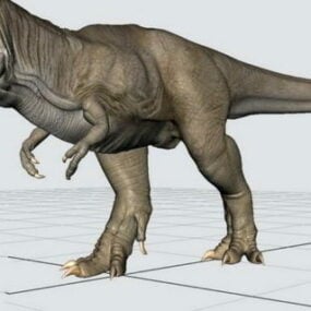 3d модель тваринного динозавра тиранозавра рекса