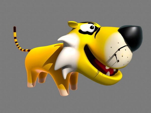 Tiger Cartoon Rig Free 3d Model - .Max - Open3dModel
