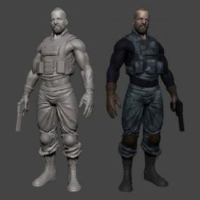 דגם 3D Special Man Soldier