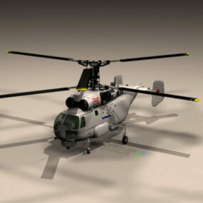 Kamov Ka27 Helix Helicopter דגם תלת מימד