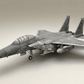 3D model vojenské válečné stíhačky USA
