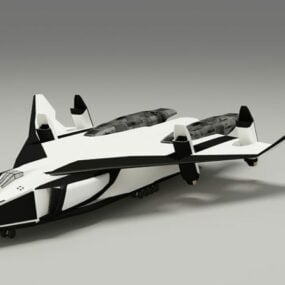 Modelo 3D da nave espacial Avatar