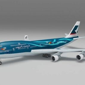 Cathay Pacific Airlines Boeing 737 3d model