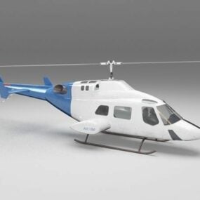Helicóptero de rescate estadounidense modelo 3d