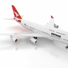 דגם בואינג 747 400 תלת מימד