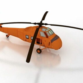Helicóptero de rescate de Europa modelo 3d