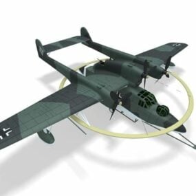 Bateau volant Blohm et Voss modèle 3D