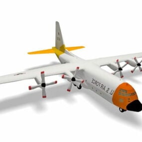 洛克希德大力士飞机 3d model