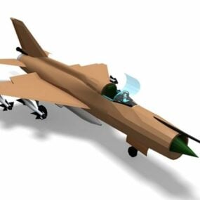 मिग-21 लड़ाकू विमान 3डी मॉडल