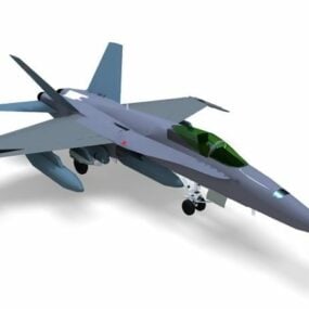 نموذج F-18 سوبر هورنت ثلاثي الأبعاد