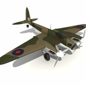 Dh.98 Flugzeug 3D-Modell