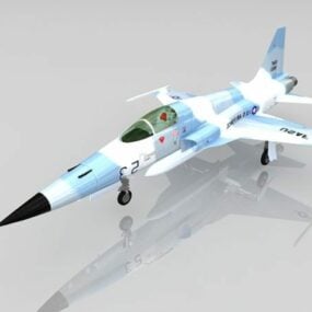 F5e Fighter Aircraft 3d model