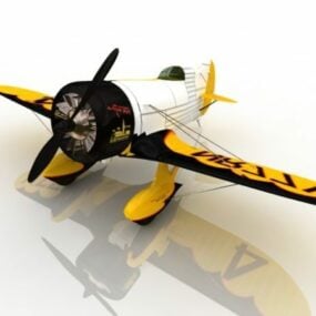 Avion de course Geebee modèle 3D