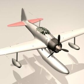 Mô hình 3d máy bay ném bom chiến đấu Nakajima