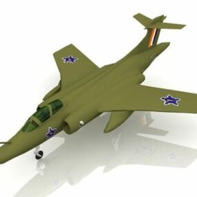 Modello 3d dell'aereo da attacco Blackburn