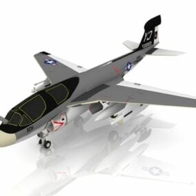 Ea-6b Prowler Military Aircraft 3d-modell