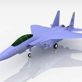 F-15 Eagle Kampfflugzeug 3D-Modell