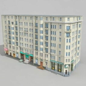 ओल्ड अपार्टमेंट मॉस्को 3डी मॉडल