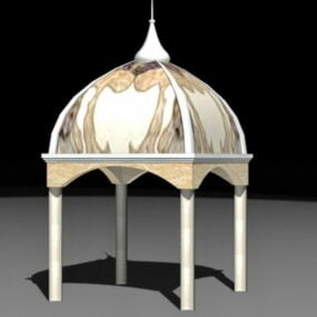 Modelo 3D do Pavilhão Gazebo Islâmico
