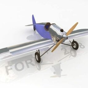Ford Flivver Airplane 3d model