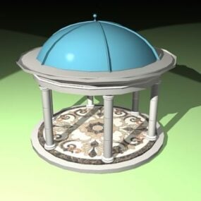 مدل سه بعدی رومی Gazebo Ancient Design