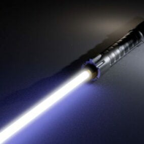 Modelo 3D do sabre de luz de Star Wars