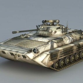 現代の軽戦車3Dモデル
