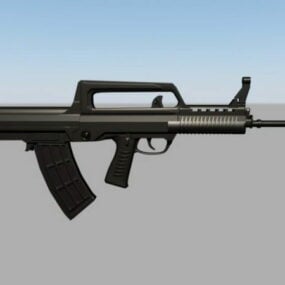 تفنگ اتوماتیک Qbz-95 مدل سه بعدی
