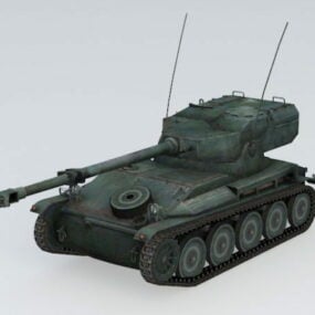 Amx 12t Light Tank 3d modell